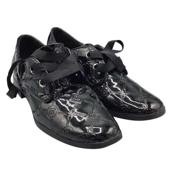 Aldo | Shoes | Aldo Shoes Womens 8 Derby Black Patent  display picture 3